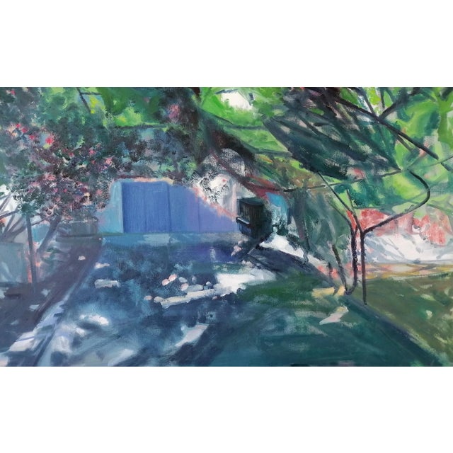 Ilia Balavadze, Oasis, 2021, Oil on Canvas, in Flawless conditions. This piece is attributed to the mentioned...