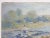 Early 20th Century Early 20th Century Plein Air Impressionist River Landscape and Fly Fisherman Painting For Sale - Image 5 of 7