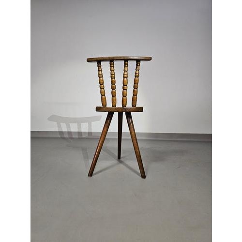 Vintage Farmers Tripod Chair For Sale - Image 14 of 18
