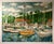 This artwork titled "Aloha Lahauna (Lahauna Harbor)" c.1990 is an original color lithograph on paper by noted French...