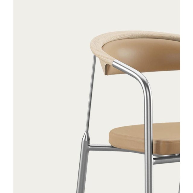 Not Yet Made - Made To Order Chairman Chair in Oak with Upholstery in Sand by Henrik Tengler for One Collection For Sale - Image 5 of 15