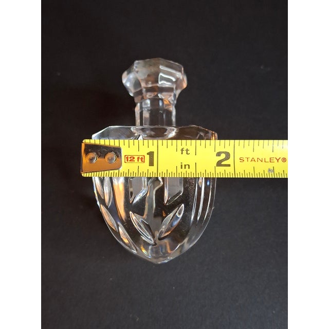 1990s Rosenthal Classic 24% Lead Crystal Dreidel Judaica 3.5" Hand Cut W/ Original Box For Sale - Image 5 of 17