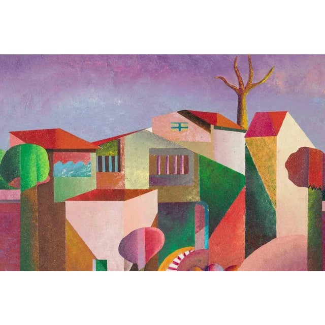 Acrylic on plywood realized by Massimo Sonnini in 1999. Hand signed, titled and dated on rear. Very good condition. This...