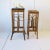 Wicker Bamboo Pedestal Column Stand For Sale - Image 12 of 13