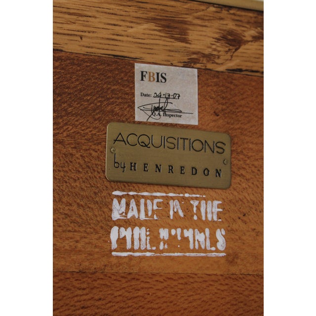 Henredon Burl Walnut 3 Tier Rolling Side Table Cart For Sale - Image 14 of 14