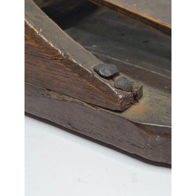 Museum Grade 18th Century Polish Galician Purim Grogger Rare Triangular Frame For Sale - Image 15 of 18