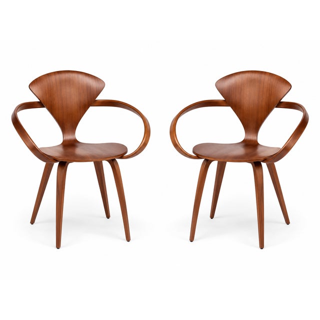 Pair of Mid-Century Modern "Pretzel" Armchair Manner of Norman Cherner for Plycraft For Sale In San Diego - Image 6 of 6