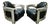 Aviator Lounge Chairs in Leather and Steel from Timothy Oulton, 1990s, Set of 2 For Sale