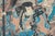 19th Century Custom Framed Utagawa Kunisada Signed Japanese Woodblock Prints—A Pair For Sale - Image 12 of 17