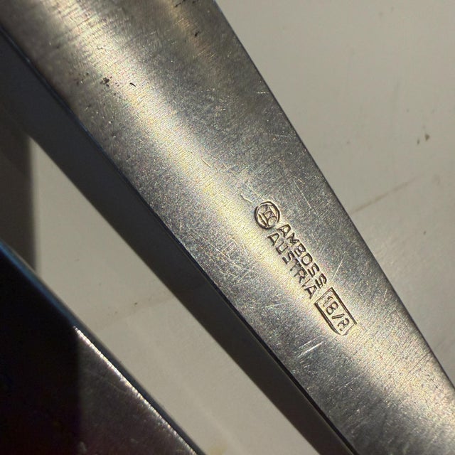 Amboss Flatware by Carl Aubock Mid Century Modern Austria For Sale - Image 9 of 9
