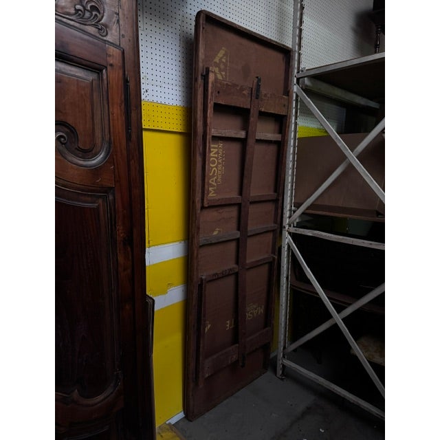 Vintage Large Folding Work Table Industrial For Sale - Image 16 of 16