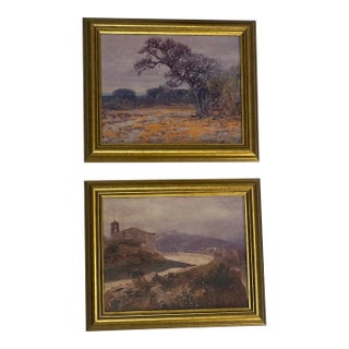 Pair of Landscape Fine Art Prints, Matte Finish, 10” X 12” For Sale