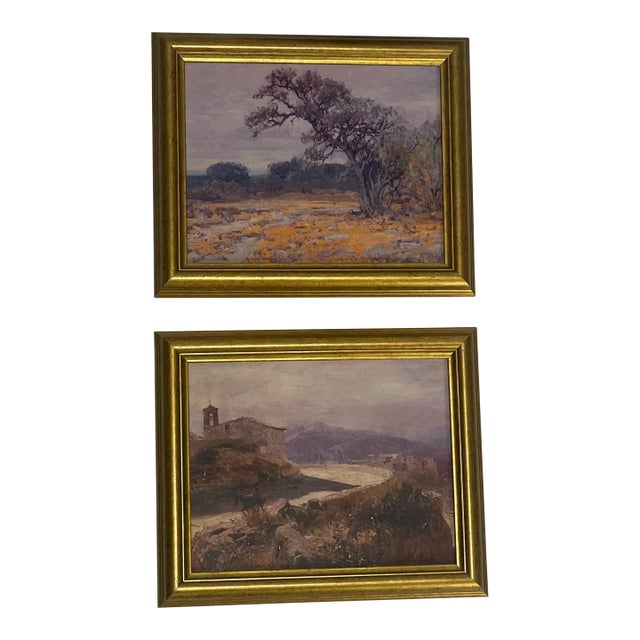 Pair of Landscape Fine Art Prints, Matte Finish, 10” X 12” For Sale