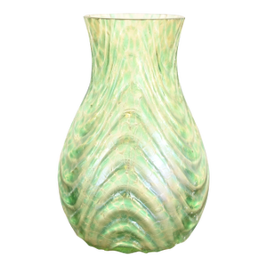 Loetz Art Nouveau Oceanik Iridescent Art Glass Vase
