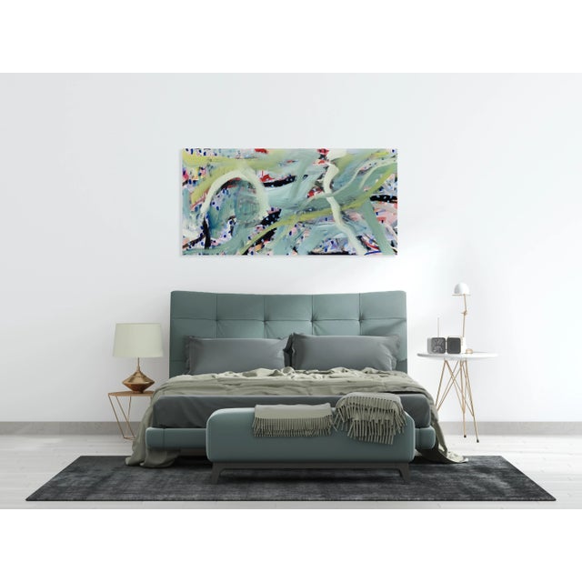 Textile Healing Rays 2020 Original Painting by Jessalin Beutler For Sale - Image 7 of 7