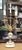 Metal 1950s Pair French Stone and Gilt Brass Candelabra Lamps For Sale - Image 7 of 16