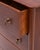 T.H. Robsjohn Gibbings Widdicomb Walnut Five Drawer Chest Klismos Leg Book Matched For Sale - Image 11 of 13