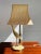 Florentine Table Lamp in Brass and Resin, 1970s For Sale - Image 6 of 7
