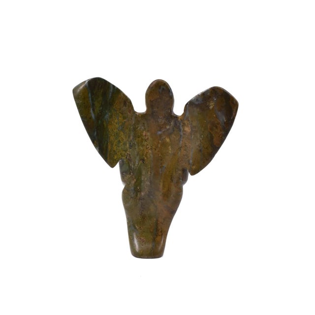 African Early 20th Century Shona Stone Angel Sculpture Mzimba Collection For Sale - Image 3 of 7