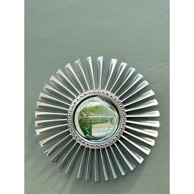 Silver Vintage Industrial Rolls Royce “Spey” Mirror For Sale - Image 8 of 18