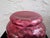Vintage Fenton Cranberry Pinch Coin Dot Overlay Art Glass Vase With Ruffled Rim – 8.25” For Sale - Image 11 of 11