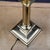 Vintage Ethan Allen Solid Brass Candlestick Table Lamp For Sale - Image 10 of 12