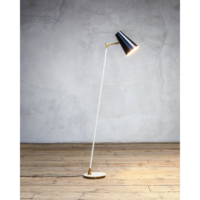 Vintage Metal Floor Lamp from Stilnovo, 1960s, in Good conditions. Designed 1960 to 1969 I have official proof of...