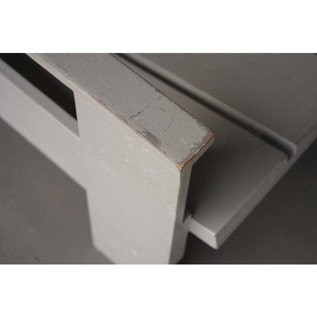 Gray Plywood Crate Chair attributed to Gerrit Rietveld, 1970s For Sale - Image 8 of 10