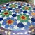 Art Deco Handcrafted Zellige Moroccan Tile Table For Sale - Image 3 of 9