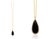 Freedom' Black Onyx Pear Shape Cabochon Pendant with diamonds In 18k Yellow Gold Stone Size- 48.07x20.5mm Approximate...