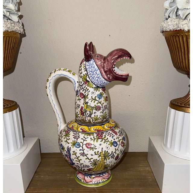 1960s Mediterranean Hand Made Hippo Water Pitcher For Sale - Image 9 of 9