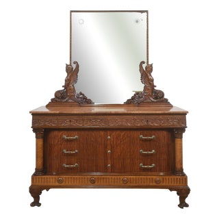 Antique Mahogany Dressing Chest, 1800s For Sale