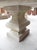 Italian Carved Limestone Baluster Garden or Center Table With Beveled Undercut For Sale - Image 9 of 12