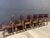 Set of 6pcs 19th Century English Leather Dining Chairs For Sale - Image 4 of 12