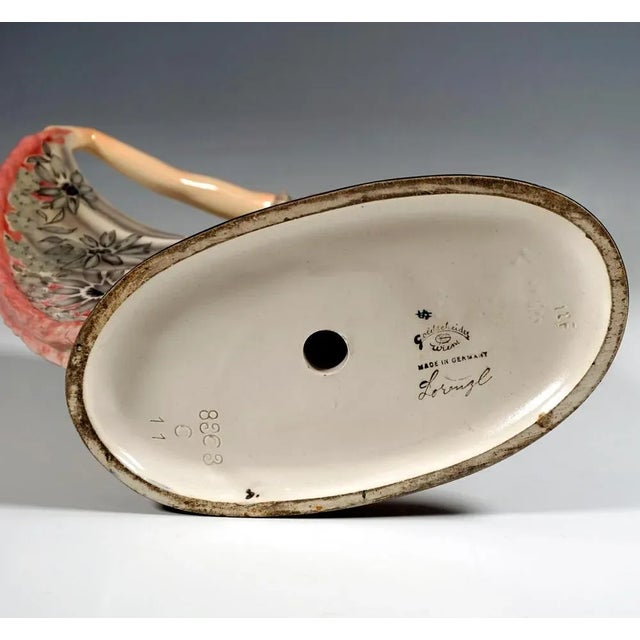 Beige Gold-Trees of the Detecontin Figurine attributed to Josef Lorencyl, 1939 For Sale - Image 8 of 9