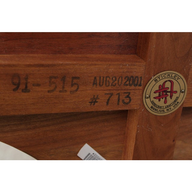 Stickley Arts and Crafts Cherry Octagonal Mission Lamp Table For Sale - Image 14 of 15