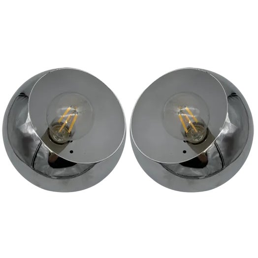 Vintage Lamter Wall Lights, Italy, Milan, 1970s, Set of 2 For Sale