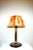 Vintage Art Deco Floral Table Lamp For Sale - Image 14 of 14