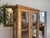 Tan Antique Softwood Farmhouse Display Cabinet For Sale - Image 8 of 18