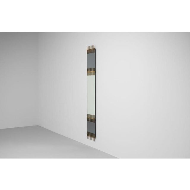 Italian Wall Mirror attributed to Ettore Sottsass for Santambrogio & de Berti, 1957 For Sale - Image 14 of 18