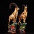 Late 20th Century Late 20th Century Pair of Gilt Bronze Cloisonné Enamel Ram Figures on Rockery Bases For Sale - Image 5 of 9