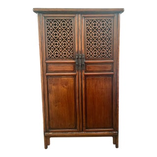 Late 19th Century Antique Chinese Armoire For Sale