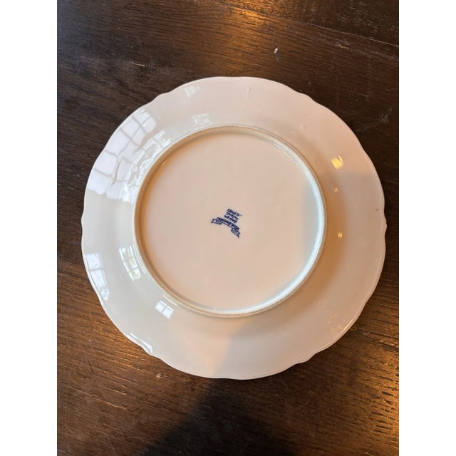 Bring timeless blue-and-white elegance to the table with this **Vintage Mid-Century Modern Blue Danube Dinner Plate Set of...