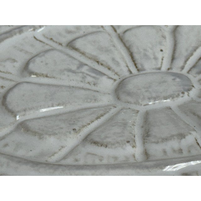 Ivory Arte Italica Fleur-De-Lis Rectangular Ceramic Platter For Sale - Image 8 of 12