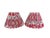 Multicolor Ikat Pleated Lampshades 12" - A Pair For Sale - Image 9 of 10