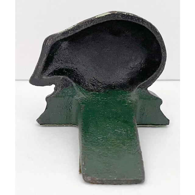 Figurative 1990s Cast Iron Woodchuck Doorstop For Sale - Image 3 of 5