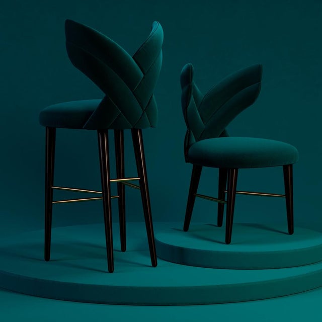 Not Yet Made - Made To Order Luna Dining Chair by Ottiu For Sale - Image 5 of 11
