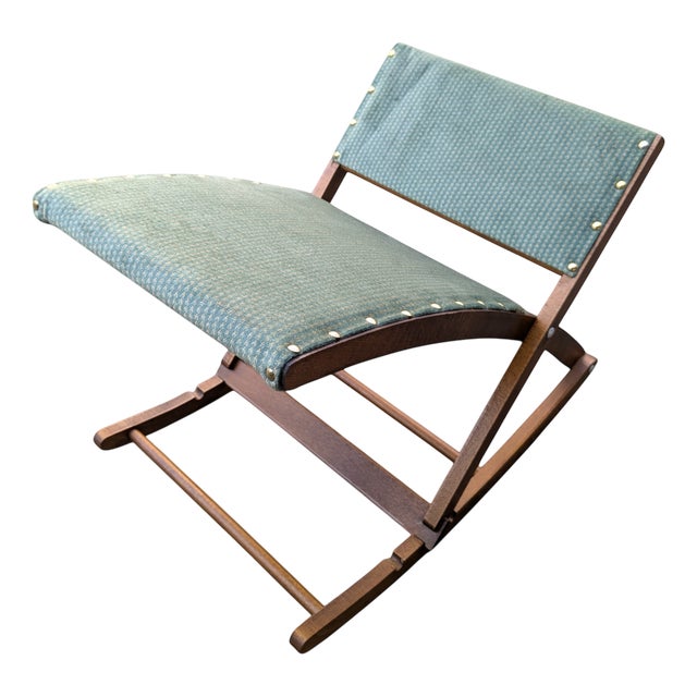 Vintage Height-Adjustable Ottoman, 1960s For Sale