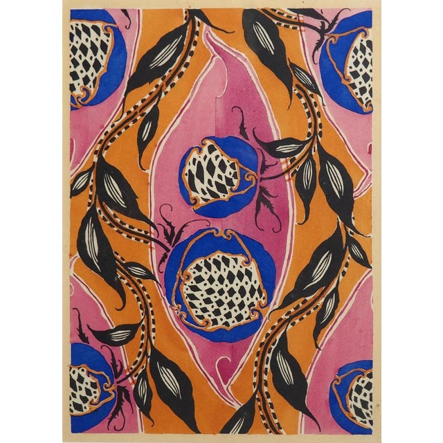 Wood Antique Woodcut in the Style of Matisse, 1910s, Set of 3 For Sale - Image 7 of 14