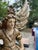 Pair of 18th Century Italian Carved and Polychrome Angel Candlesticks For Sale - Image 10 of 18